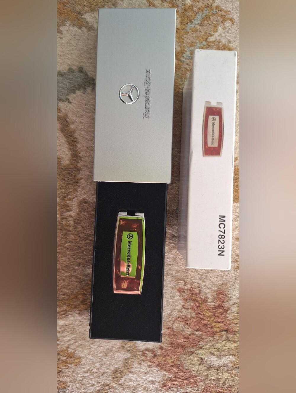 Mercedes Benz Burlwood Money Clip